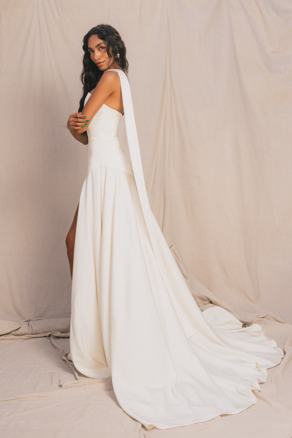 ELECTRA GOWN BLANC