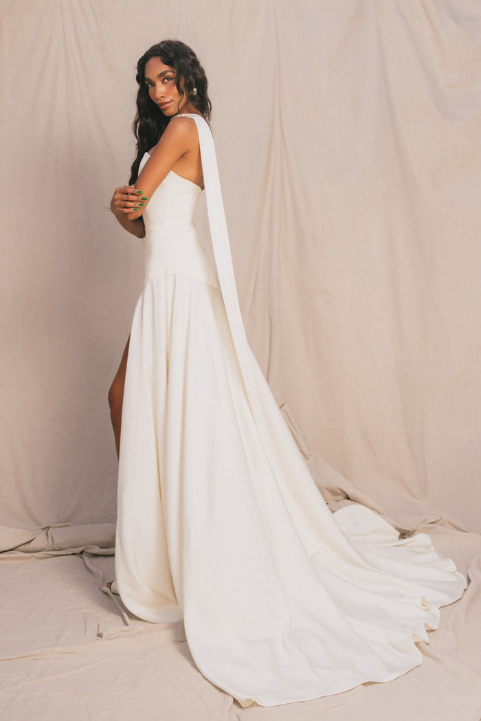ELECTRA GOWN BLANC