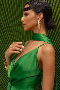GIANNA DRESS | GREEN